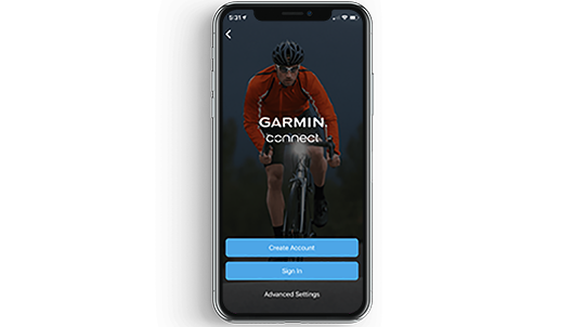 GARMIN CONNECT LOGIN USING THE APP