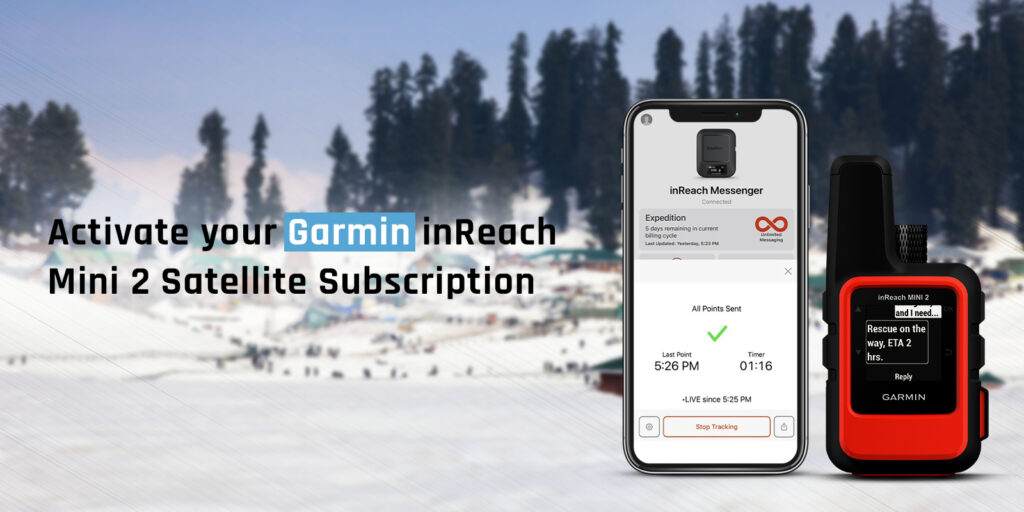 Activate your Garmin inReach Mini 2 Satellite Subscription