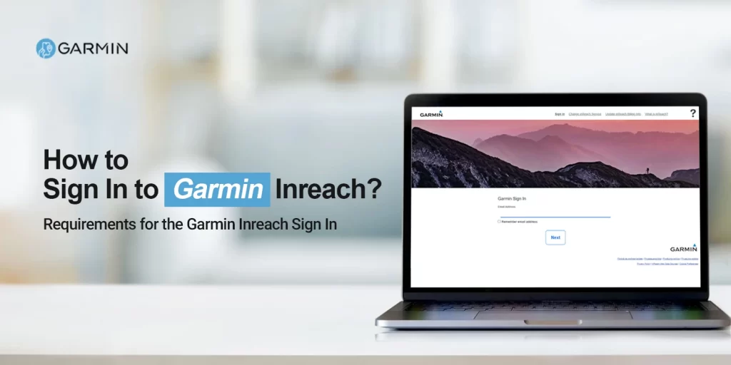 How to Sign In to Garmin Inreach